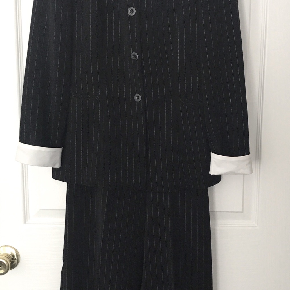 Positive Attitude Pinstripe Suit